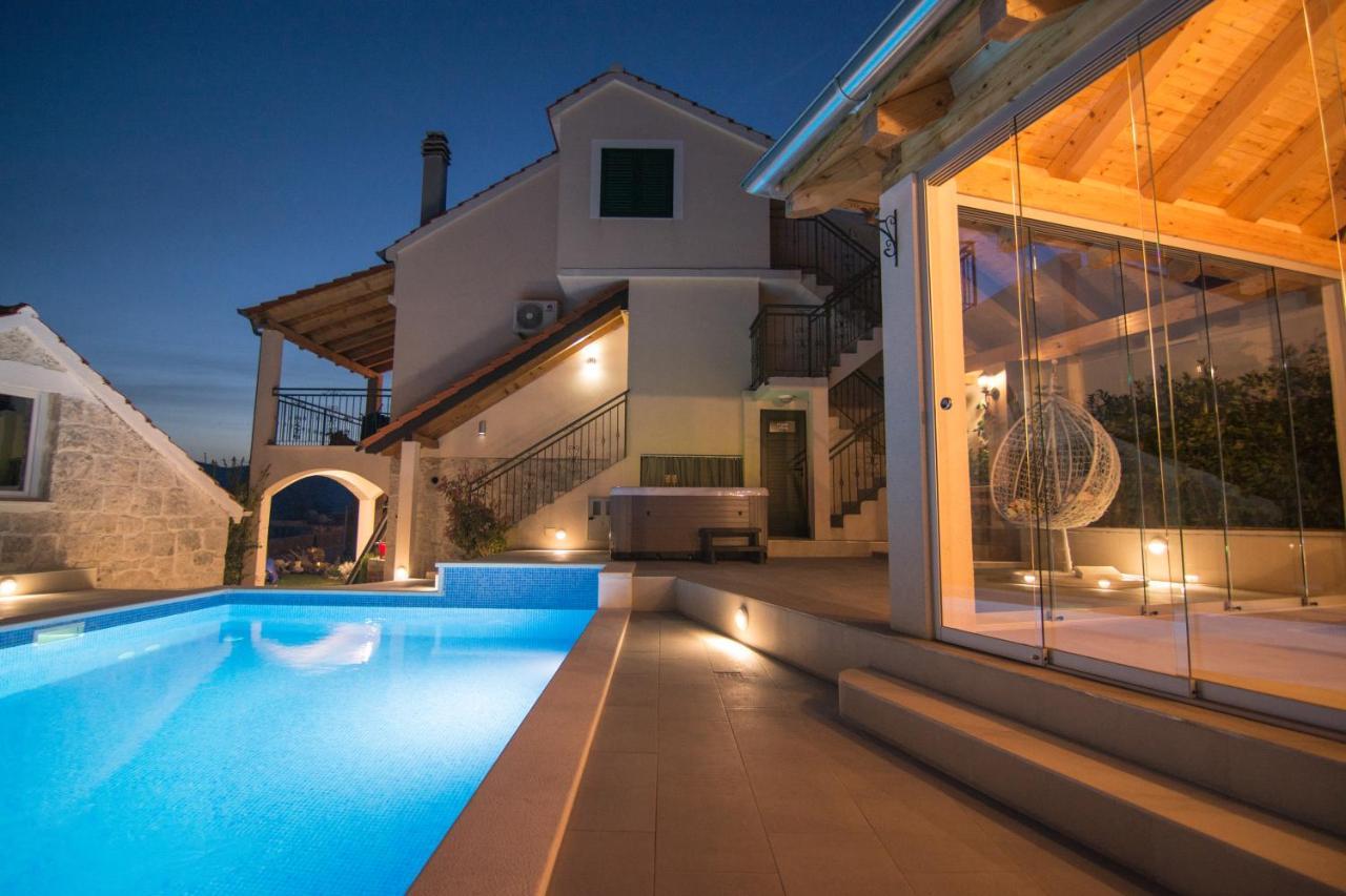 Kostanje Villa Milena With Heated Pool And Jacuzzi מראה חיצוני תמונה